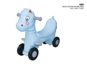 HORSE ROTATING ROCKING RIDER